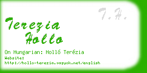 terezia hollo business card