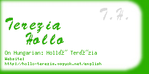 terezia hollo business card